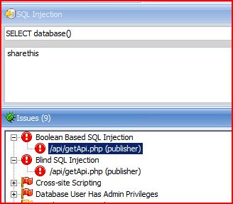 SQL Injection in wd.sharethis.com, DORK, Boolean SQL Injection, CWE-89, CAPEC-66